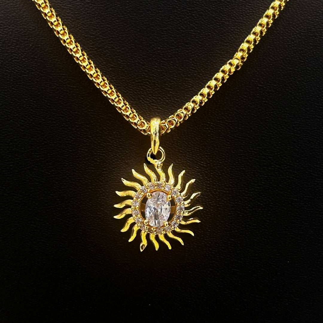 Sooryavansham Men's Chain & Pendant