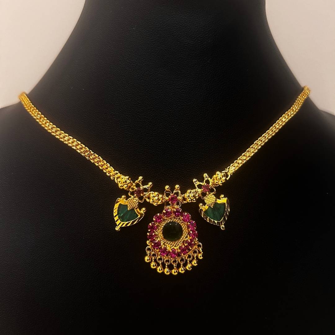 Green Leaf Designer Necklace
