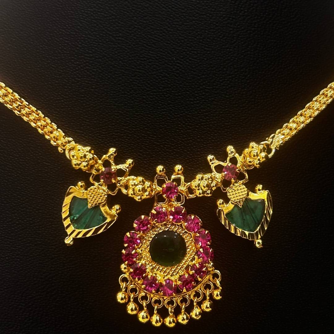 Green Leaf Designer Necklace
