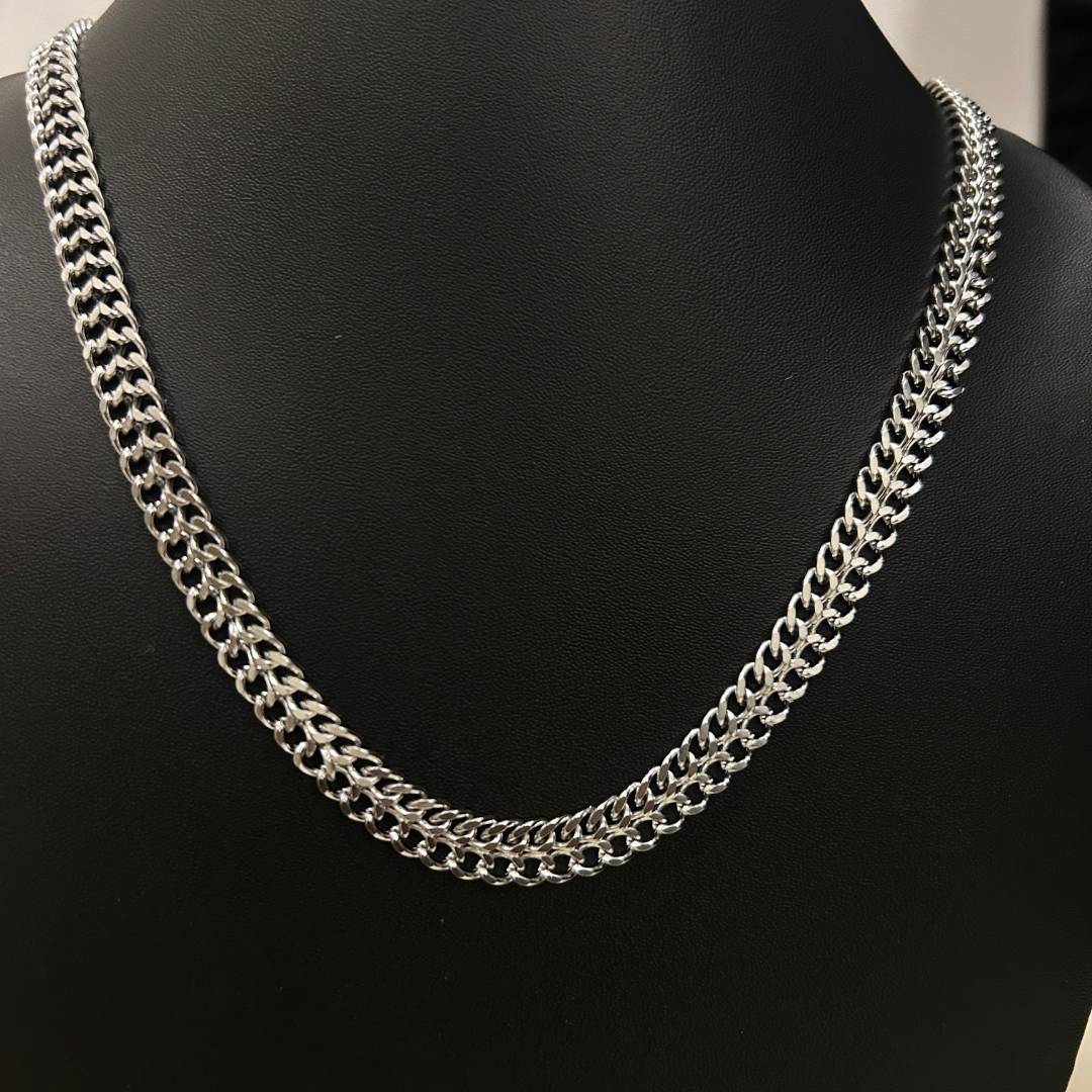 Men's Steel Double Width Chain 8mm