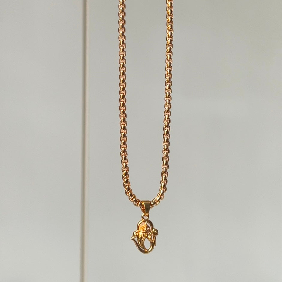Ganapati Strong & Smooth Chain Pendant