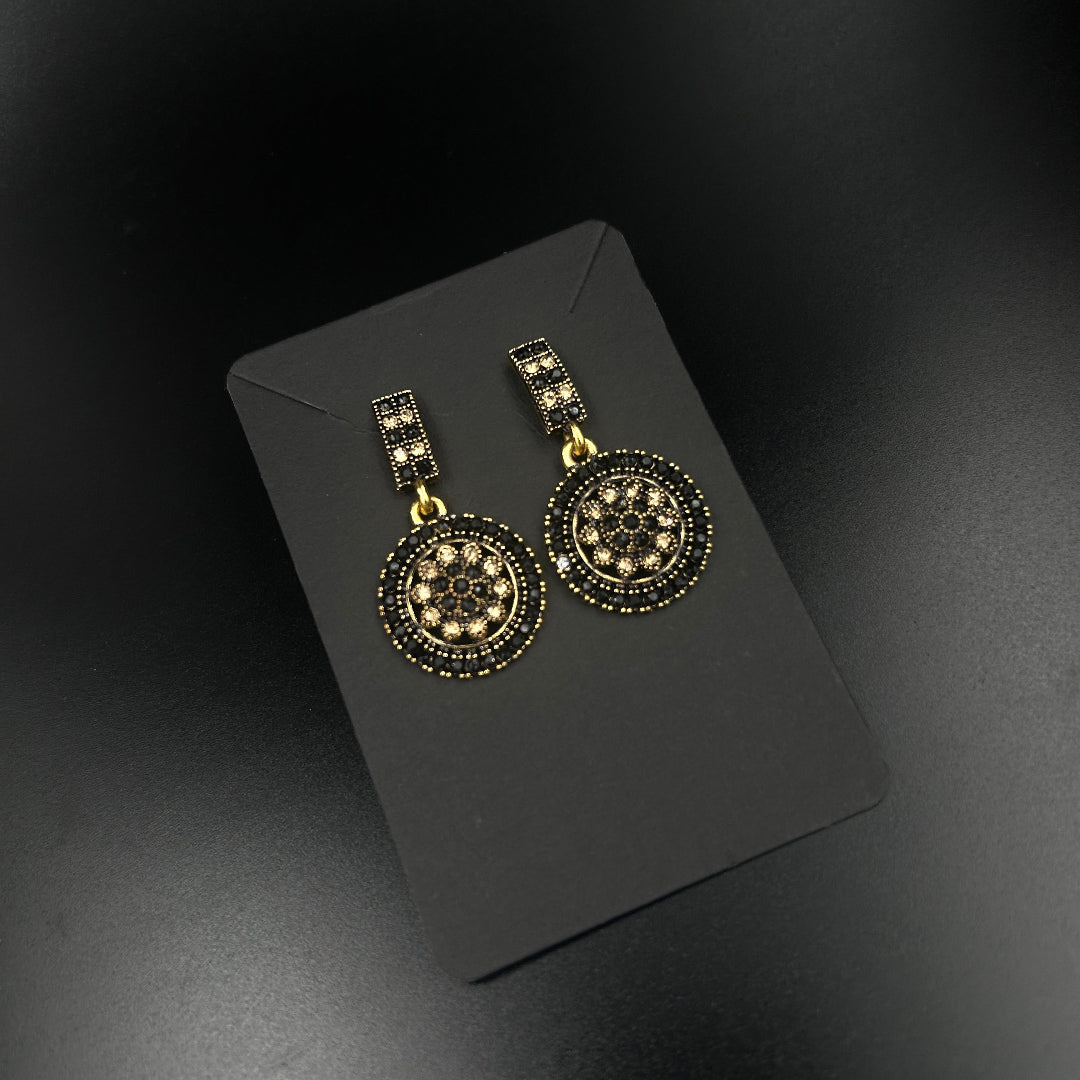 Black Trendy Magic Earrings