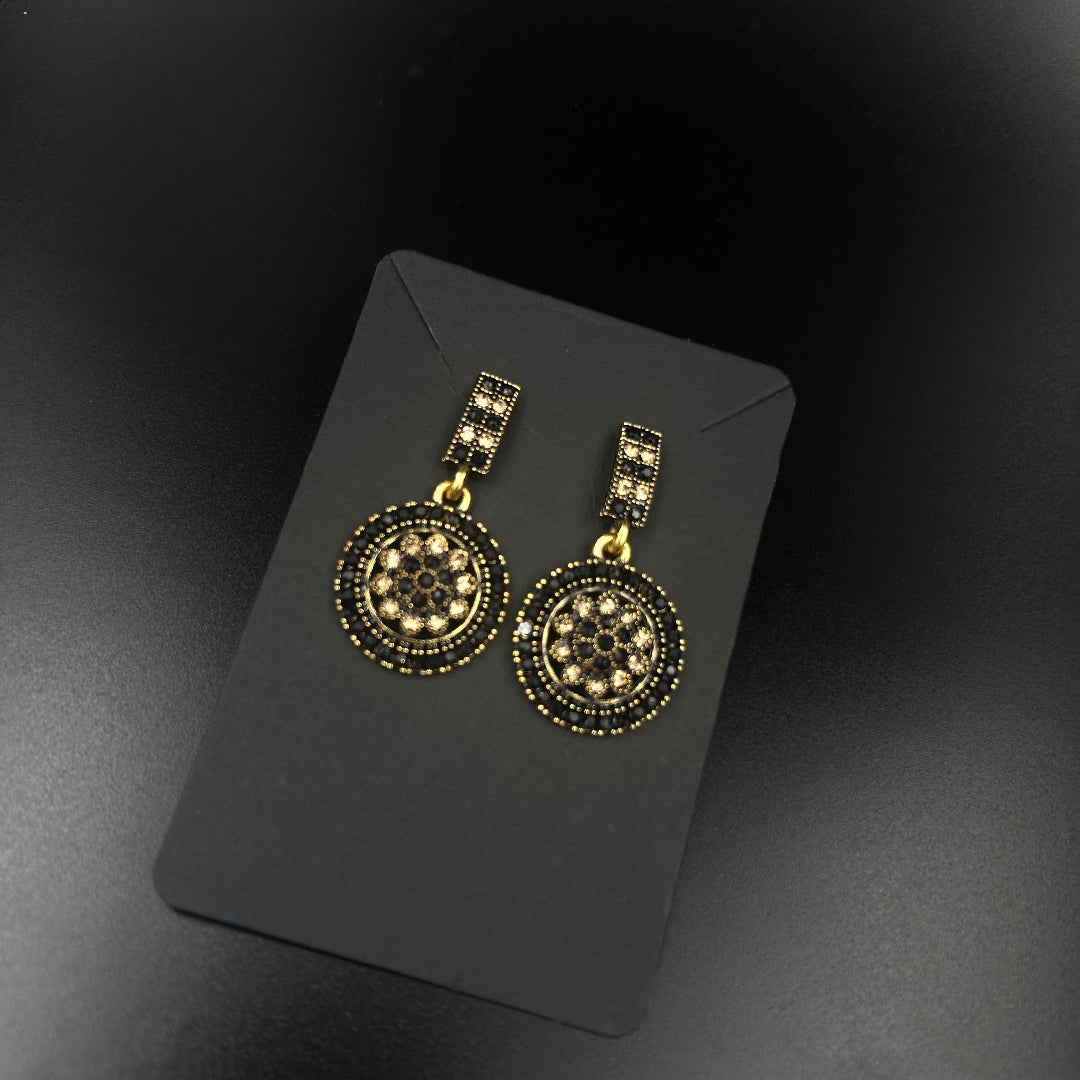Black Trendy Magic Earrings