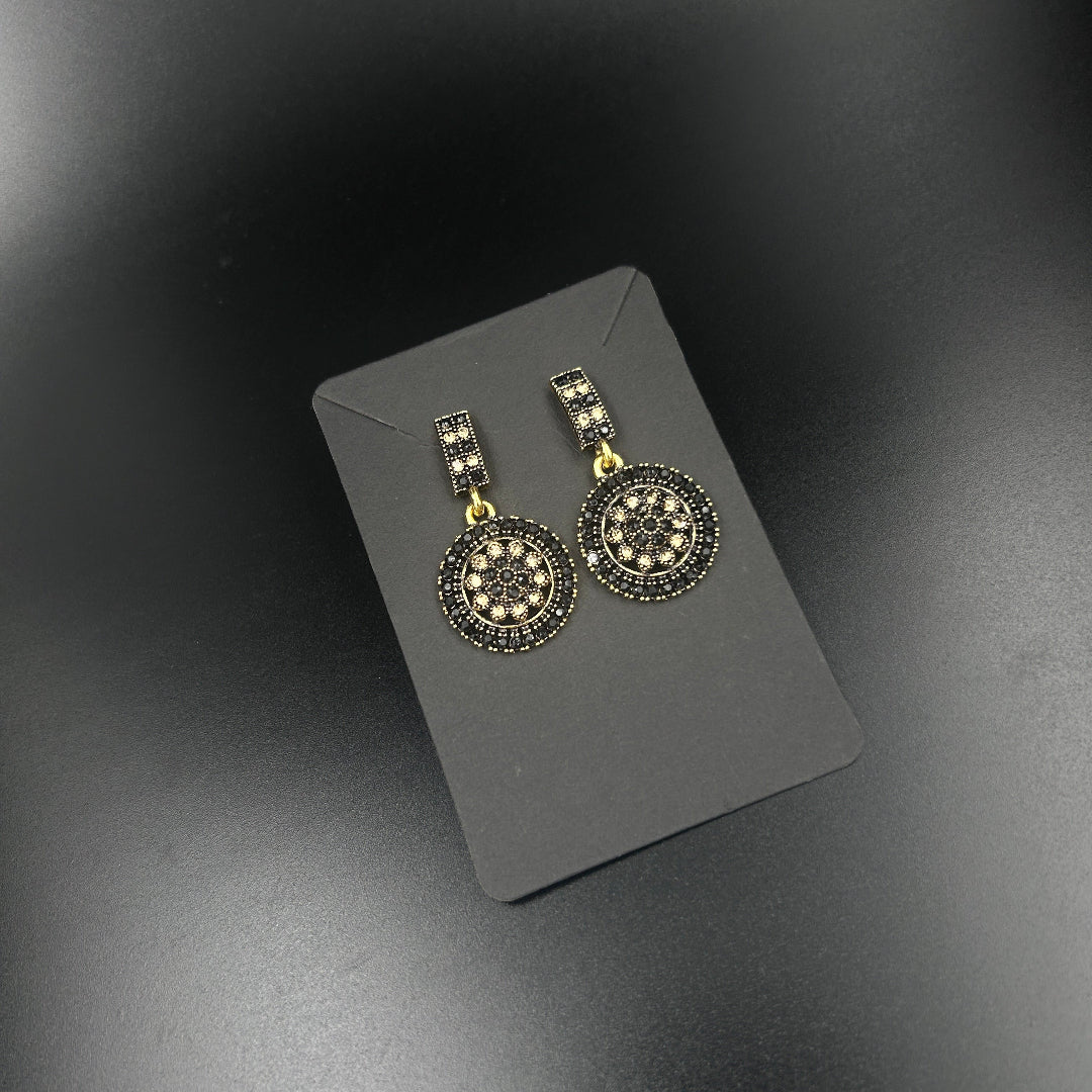 Black Trendy Magic Earrings