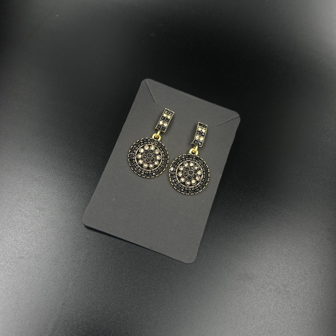 Black Trendy Magic Earrings