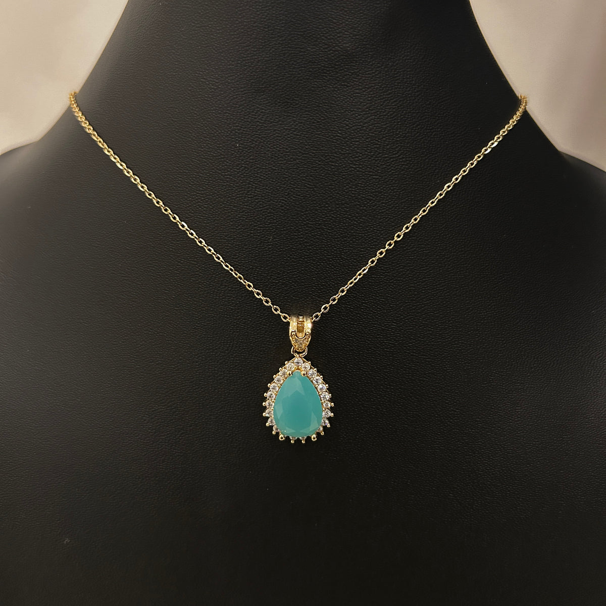 Blue Stone Premium Modern Necklace