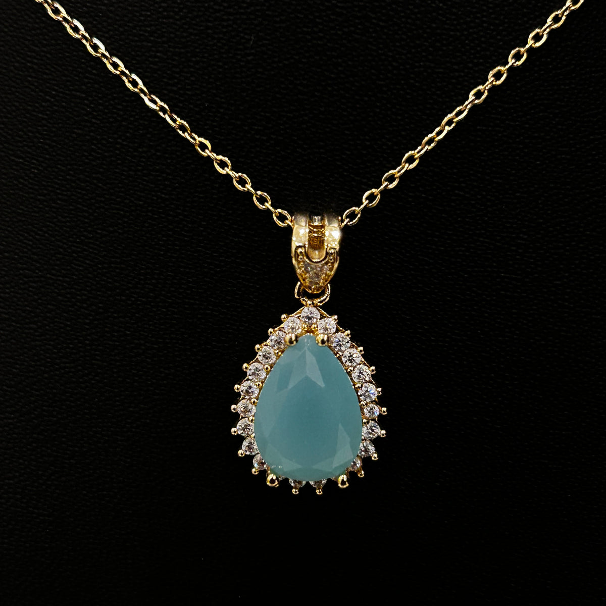 Blue Stone Premium Modern Necklace