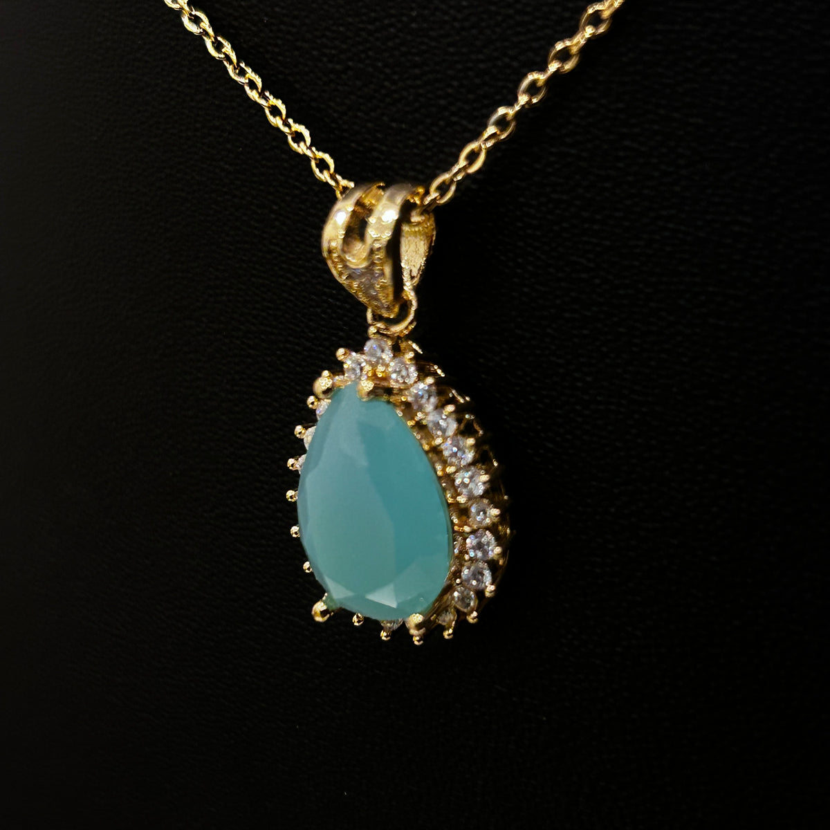 Blue Stone Premium Modern Necklace