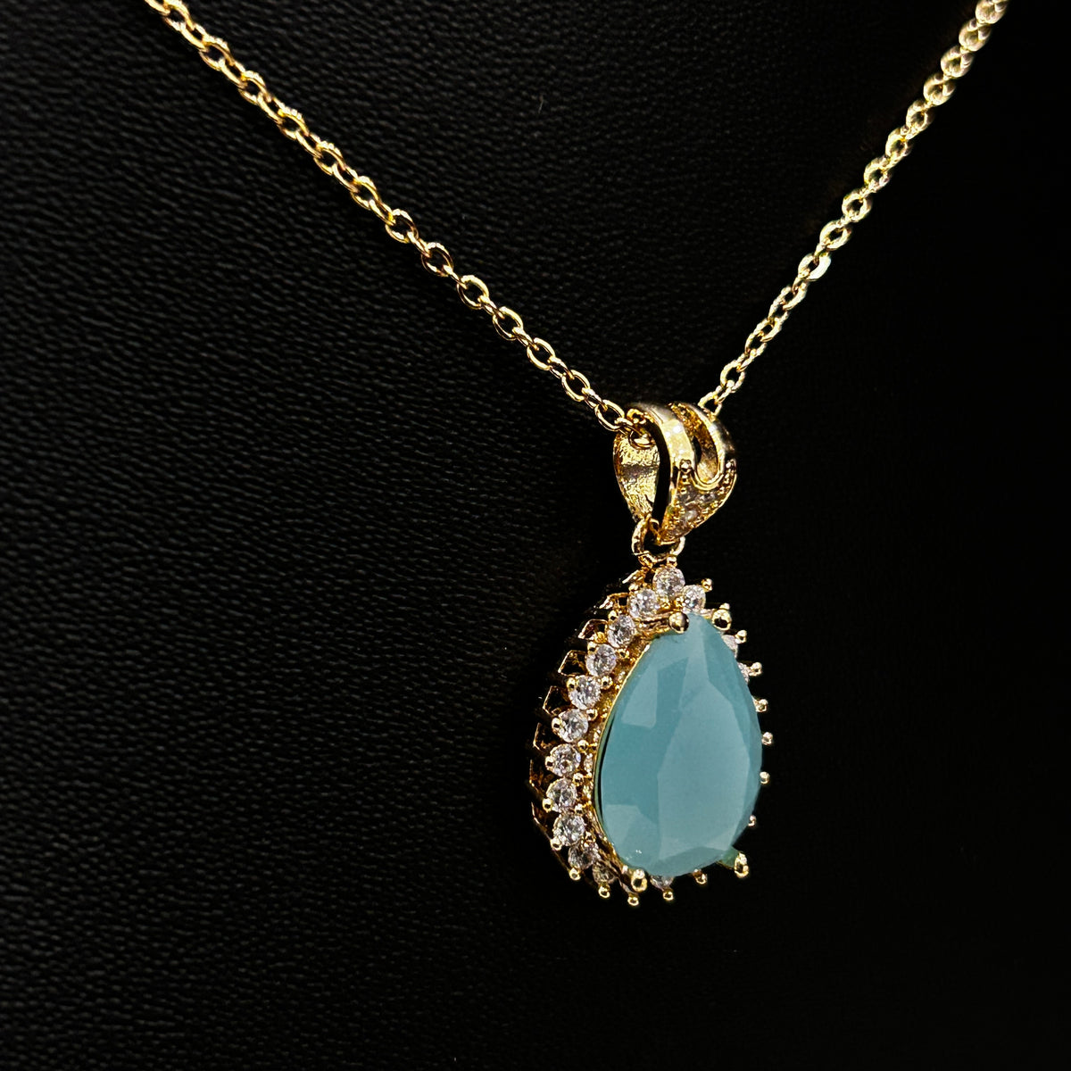 Blue Stone Premium Modern Necklace