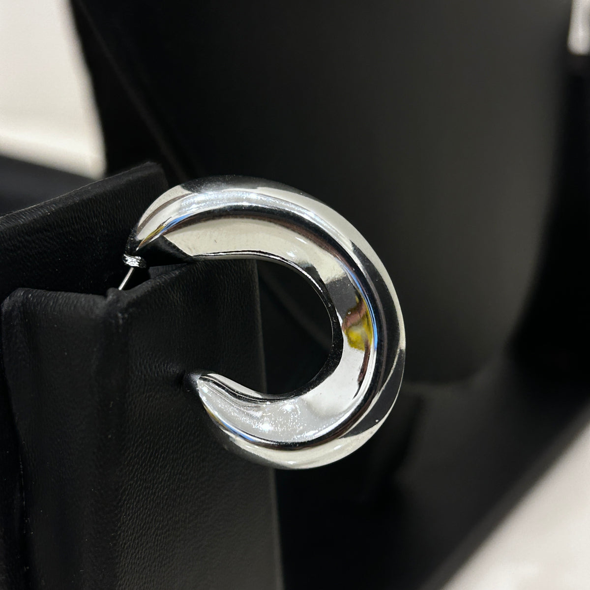 Stylish Modern Earrings Silver Color