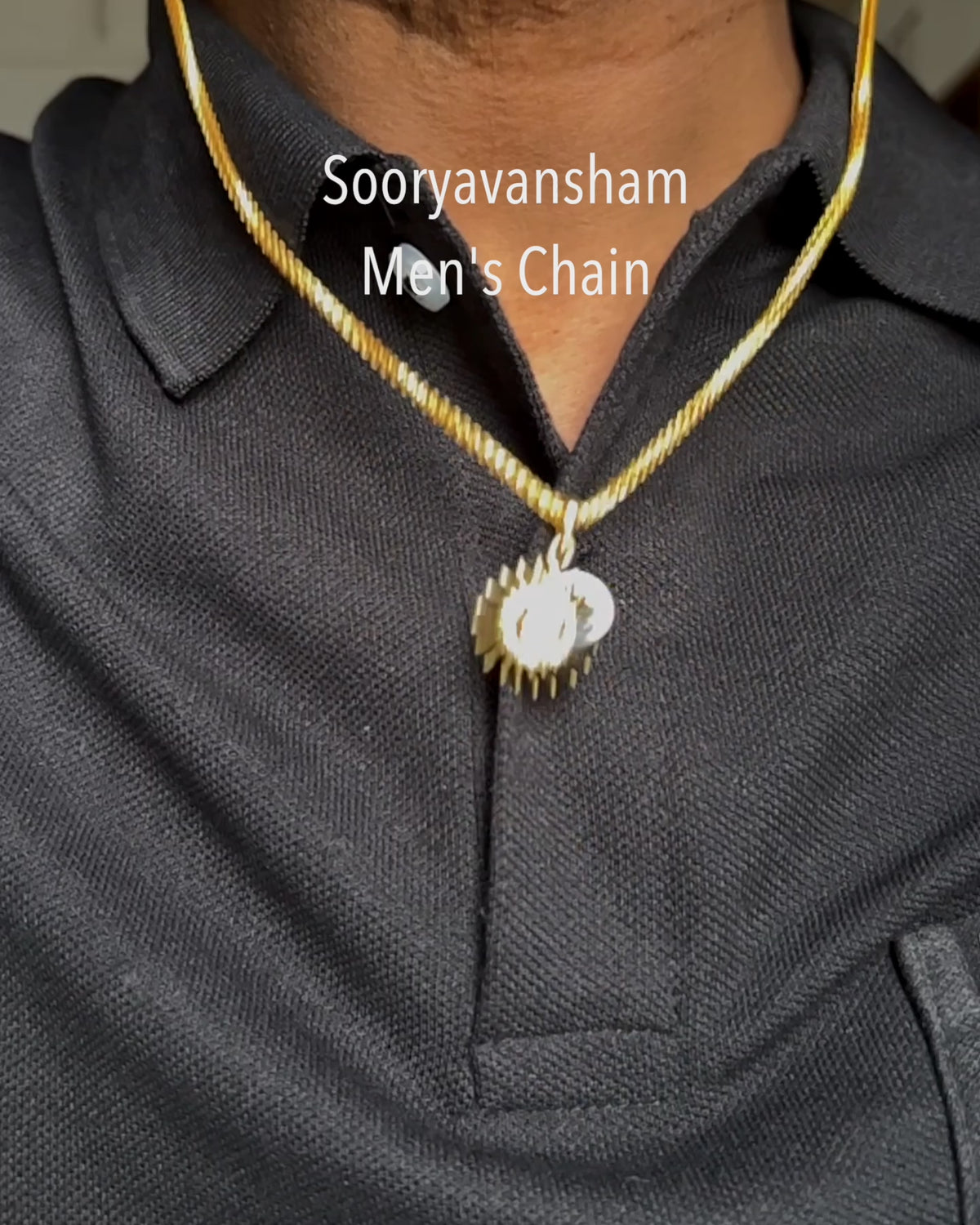 Sooryavansham Men's Chain & Pendant