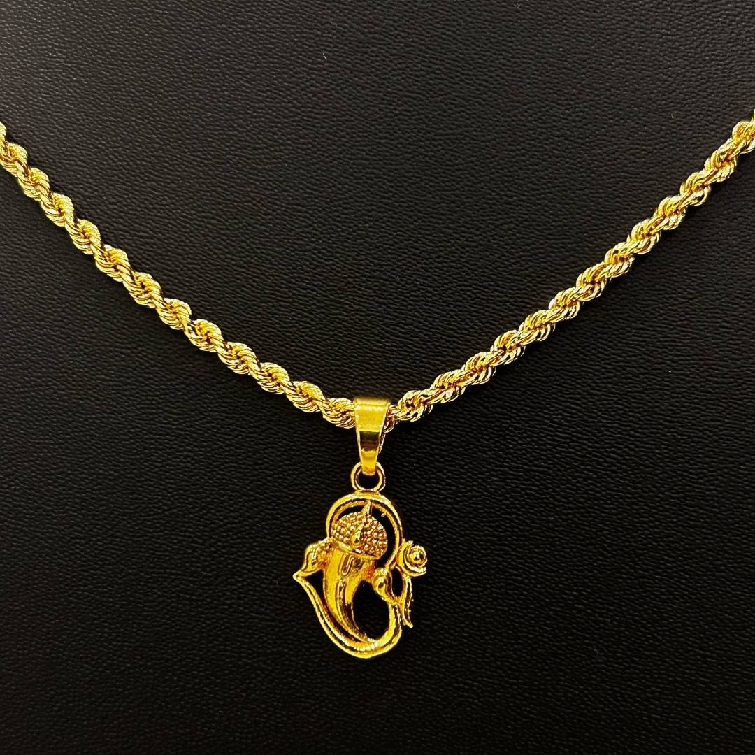 Shri Ganesha Spiritual Chain 3mm with Pendant
